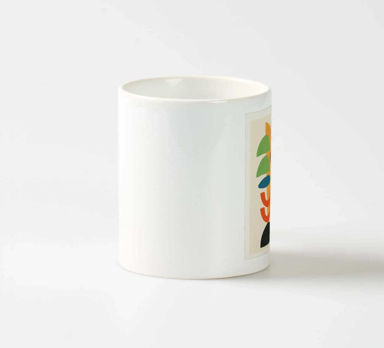 Minimal Abstract Shapes Art 1 tazza in ceramica da Flow Line