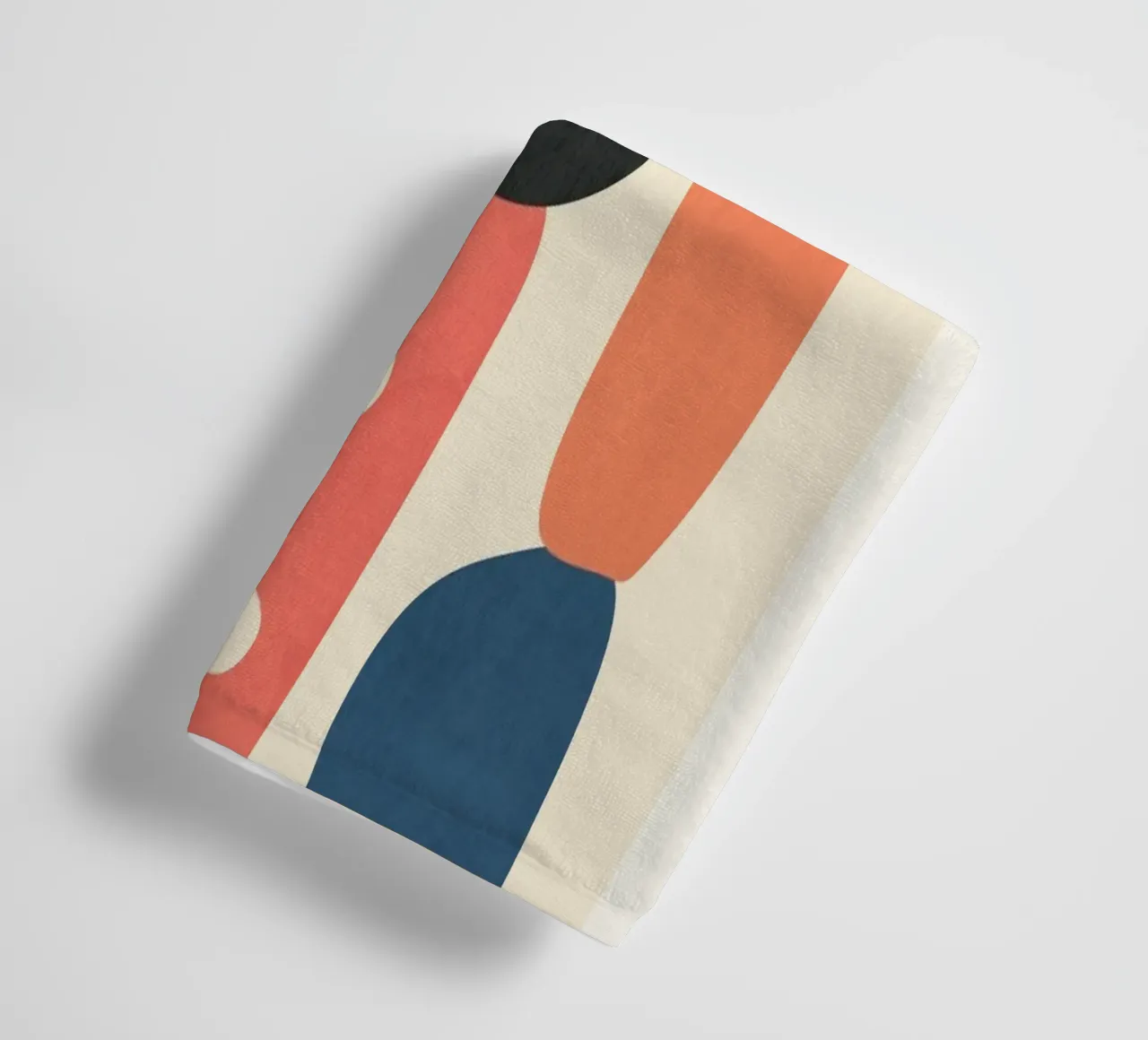 Minimal Abstract Shapes Art 1 asciugamano da bagno da Flow Line