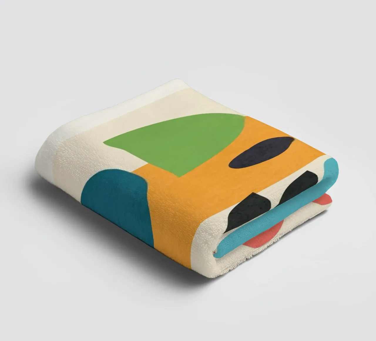 Minimal Abstract Shapes Art 1 asciugamano da bagno da Flow Line