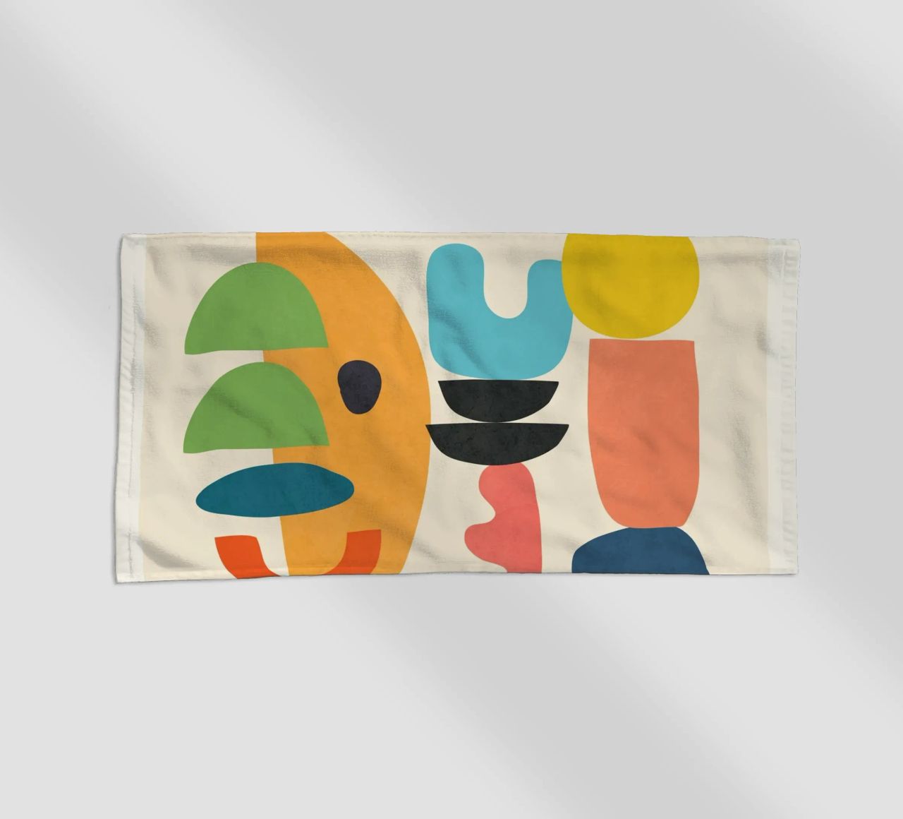 Minimal Abstract Shapes Art 1 telo mare da Flow Line