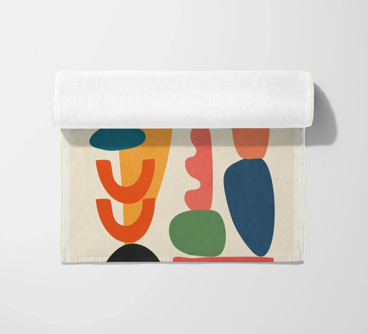 Minimal Abstract Shapes Art 1 telo mare da Flow Line