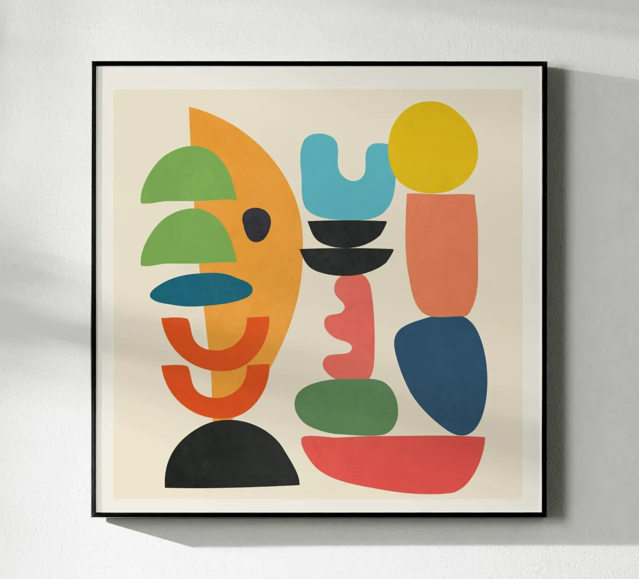 Minimal Abstract Shapes Art 1 plexiglass da Flow Line