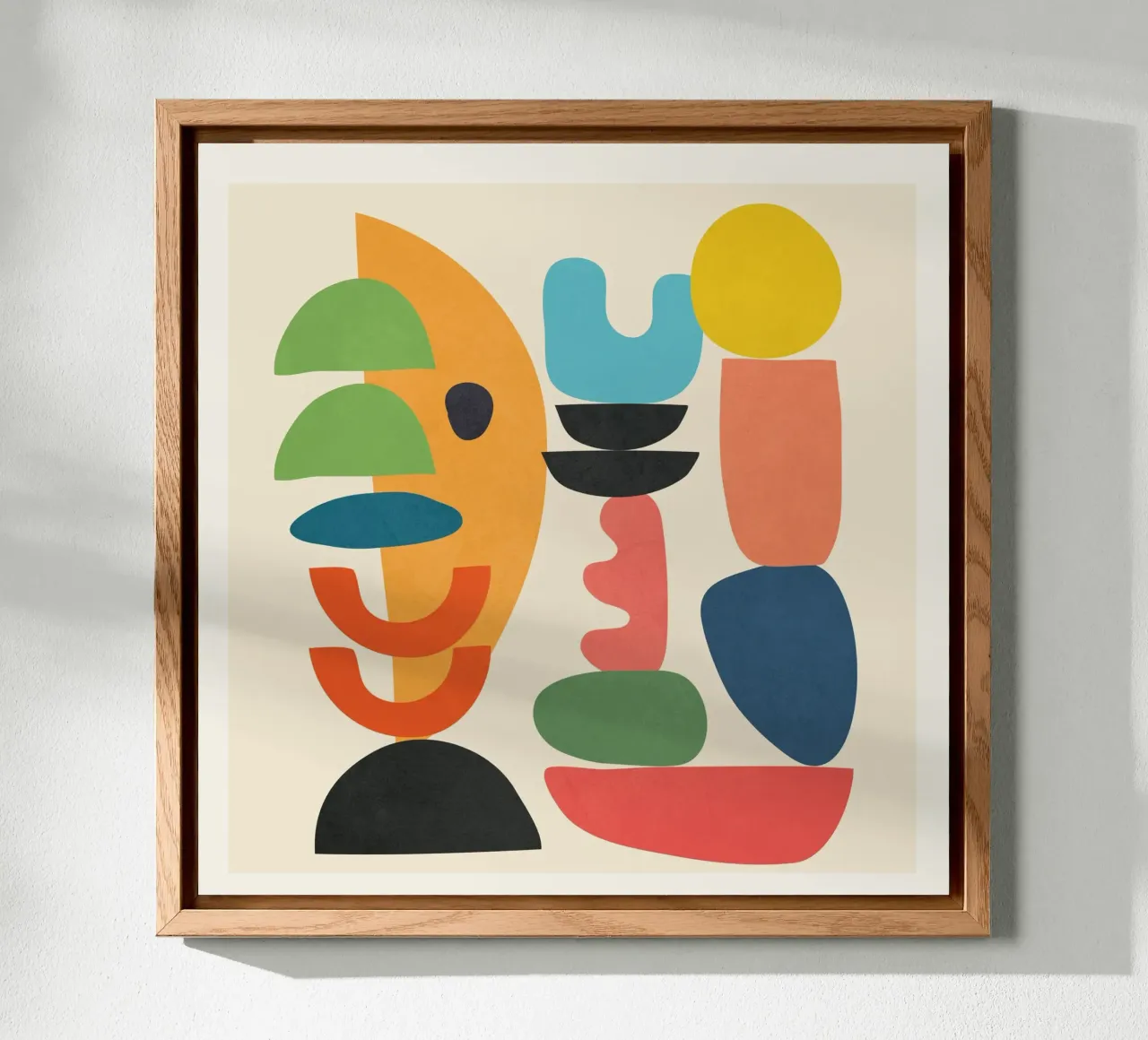 Minimal Abstract Shapes Art 1 pannello forex da Flow Line
