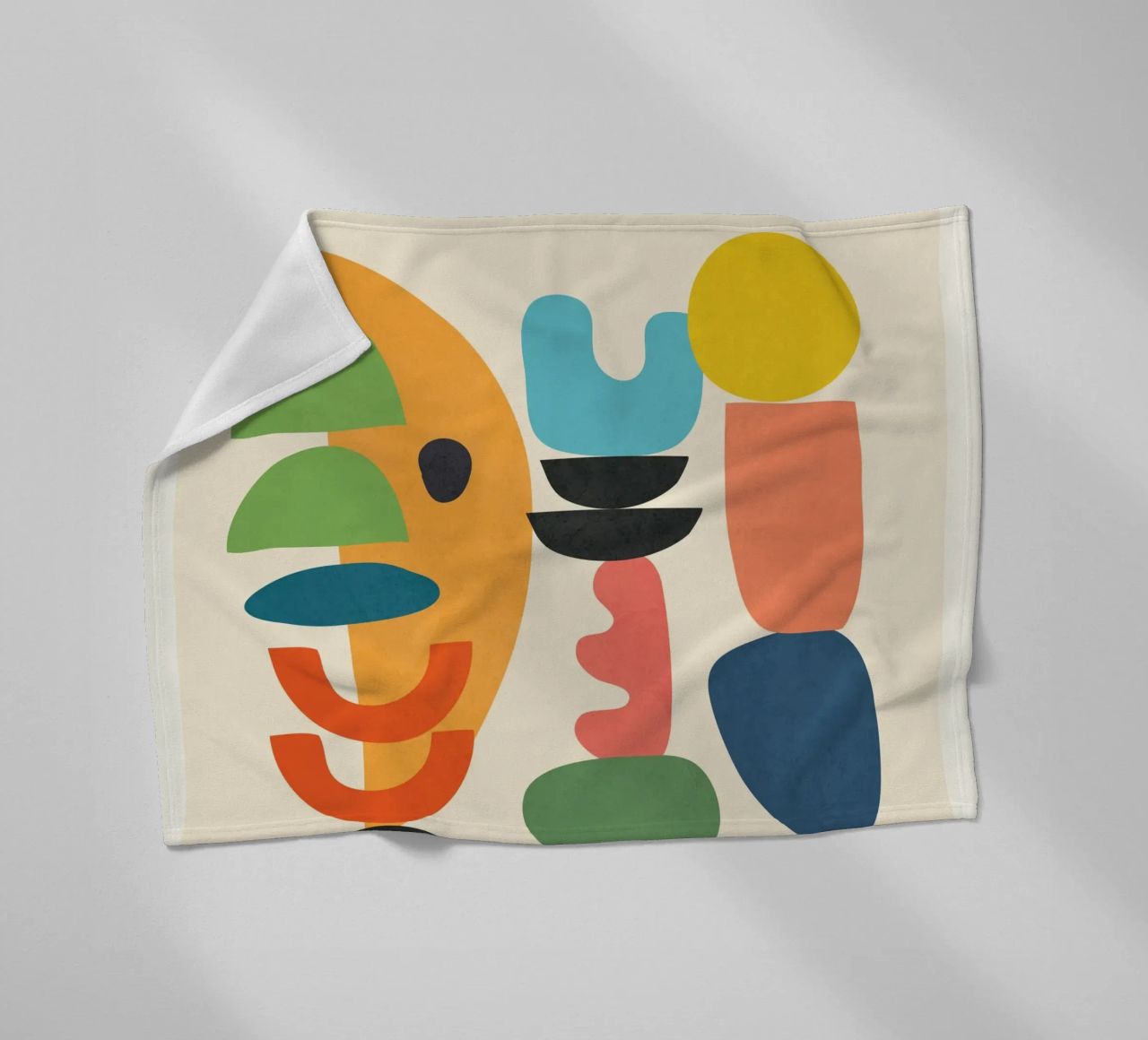 Minimal Abstract Shapes Art 1 coperta in pile da Flow Line