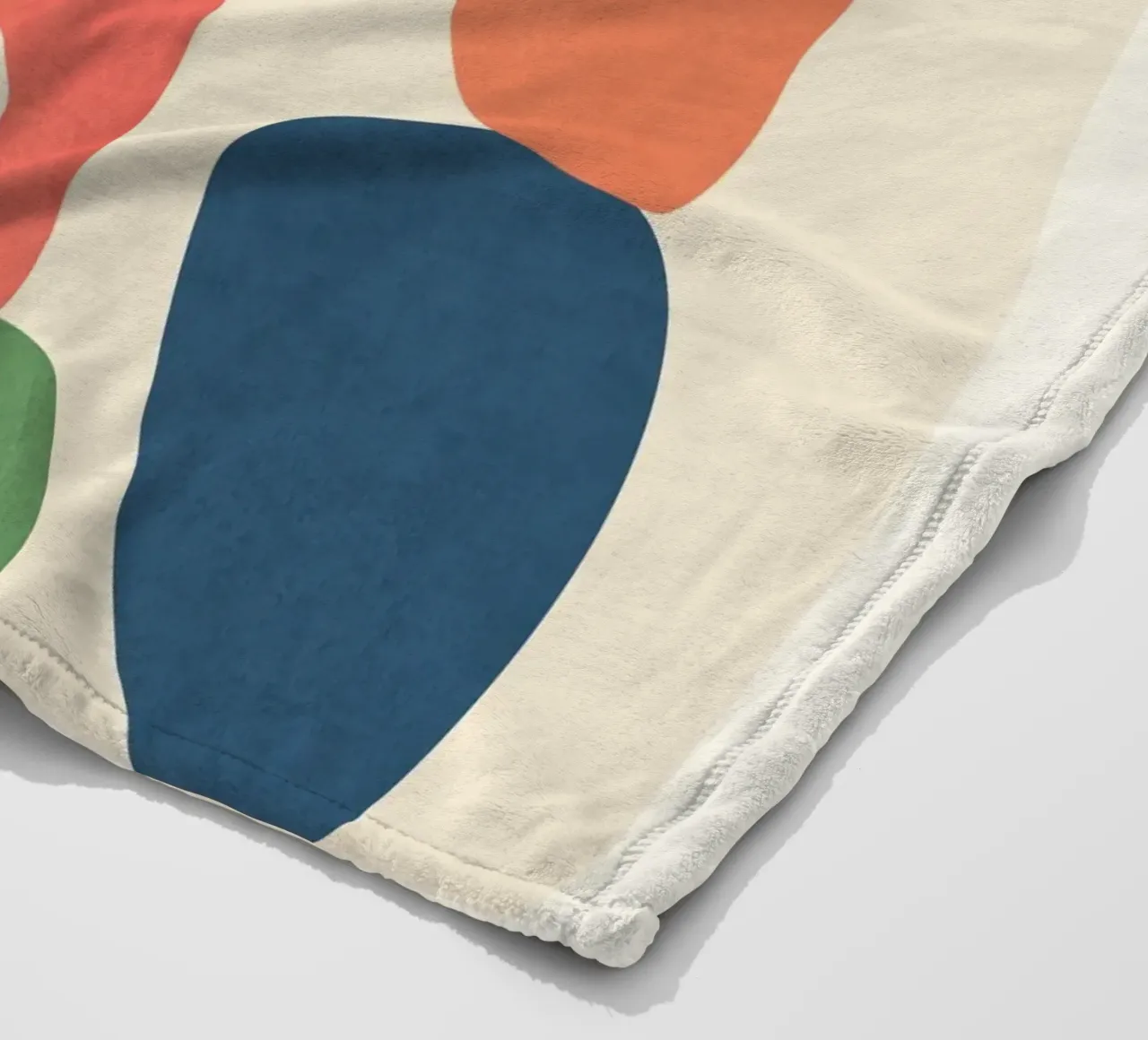 Minimal Abstract Shapes Art 1 manta de franela de Flow Line