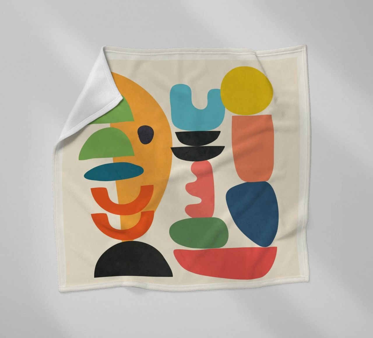 Minimal Abstract Shapes Art 1 coperta in pile da Flow Line