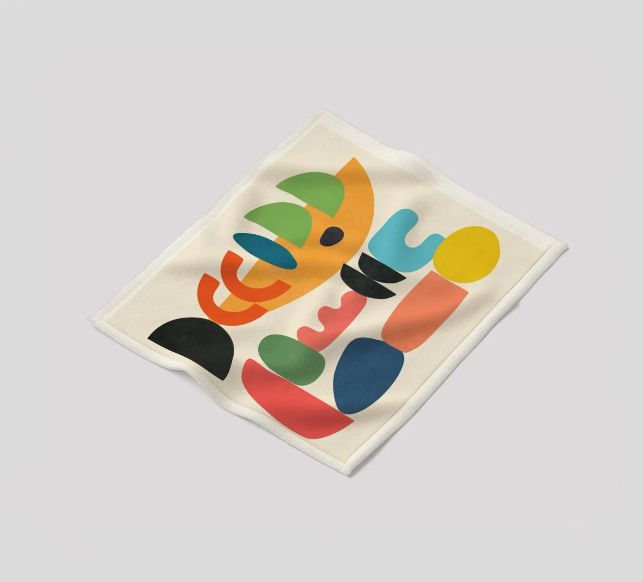 Minimal Abstract Shapes Art 1 coperta in pile da Flow Line