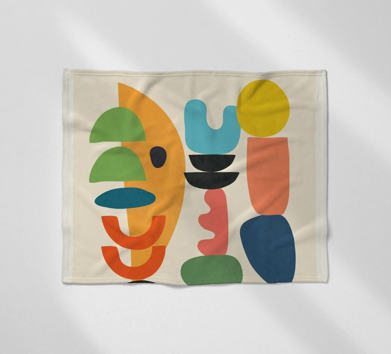 Minimal Abstract Shapes Art 1 coperta in pile da Flow Line