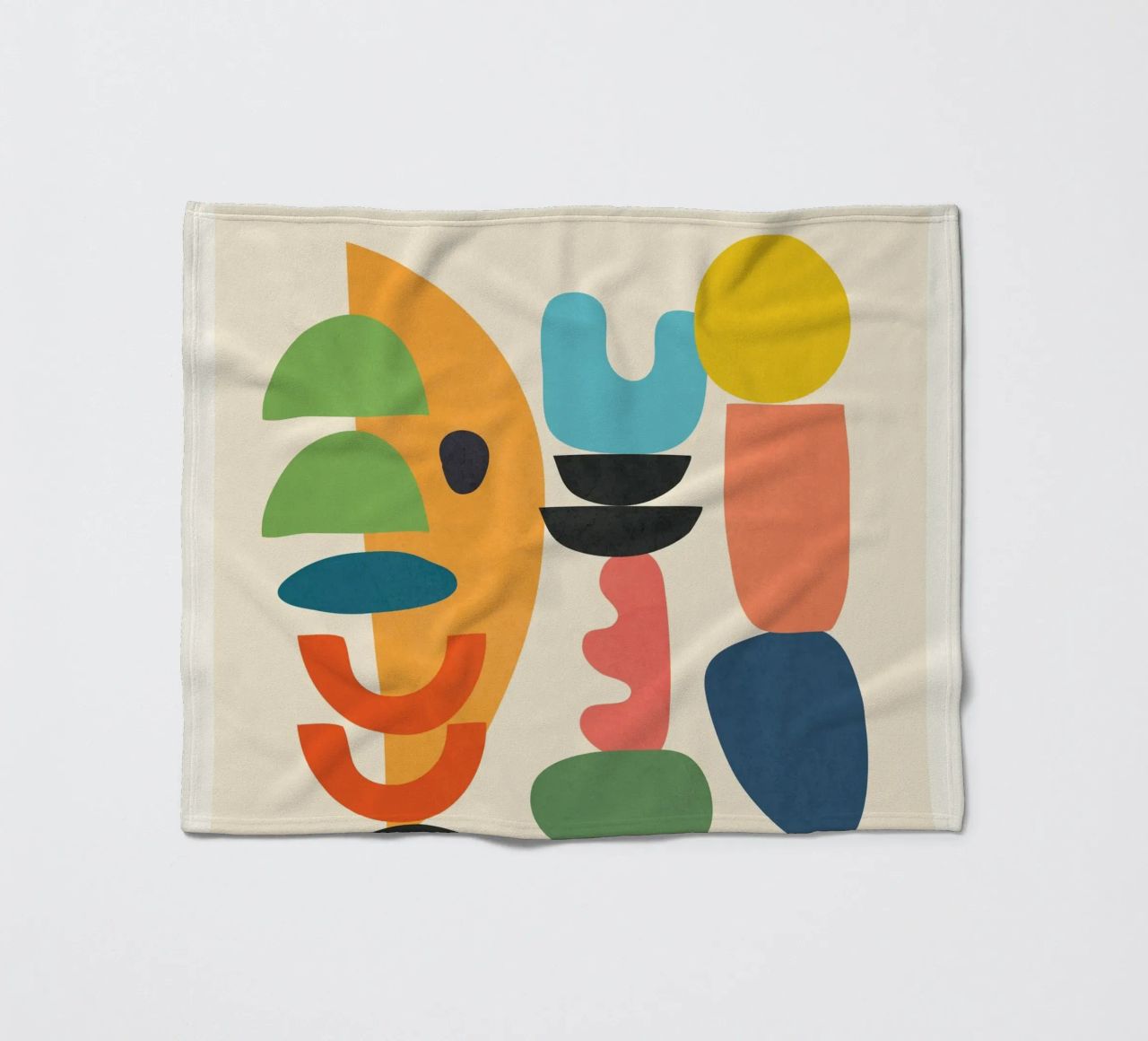 Minimal Abstract Shapes Art 1 coperta in pile da Flow Line