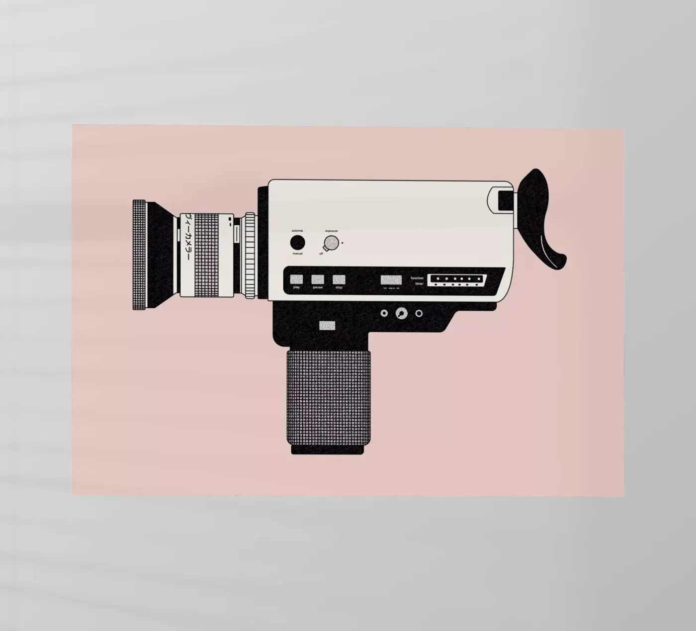 Super 8 Camera backlit folie van Florent Bodart