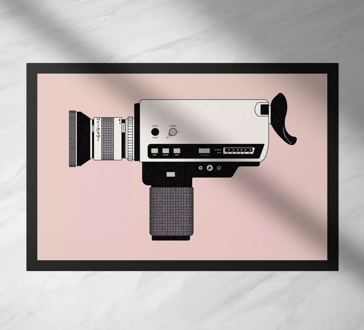 Super 8 Camera deurmat van Florent Bodart