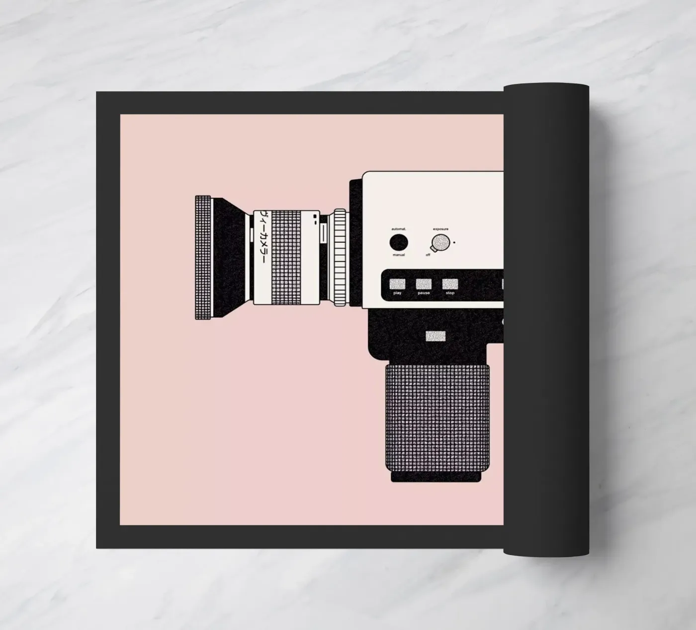 Super 8 Camera deurmat van Florent Bodart