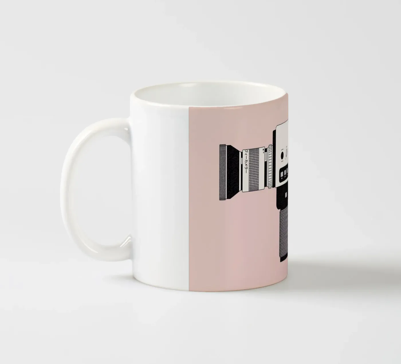Super 8 Camera ceramic mug by Florent Bodart