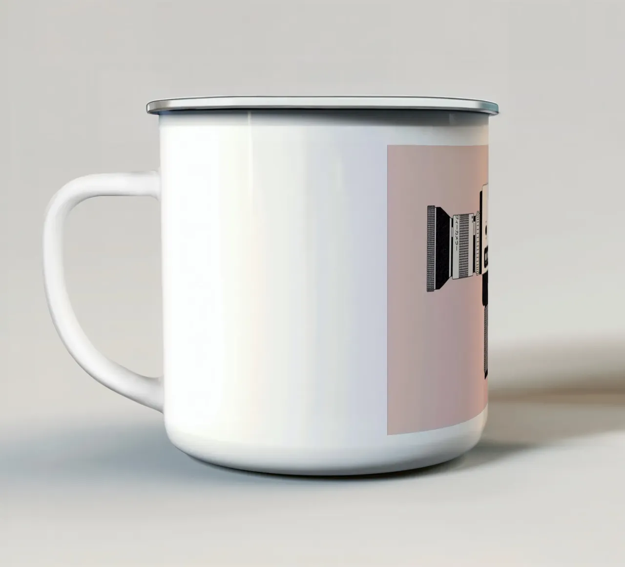 Super 8 Camera taza de esmalte de Florent Bodart