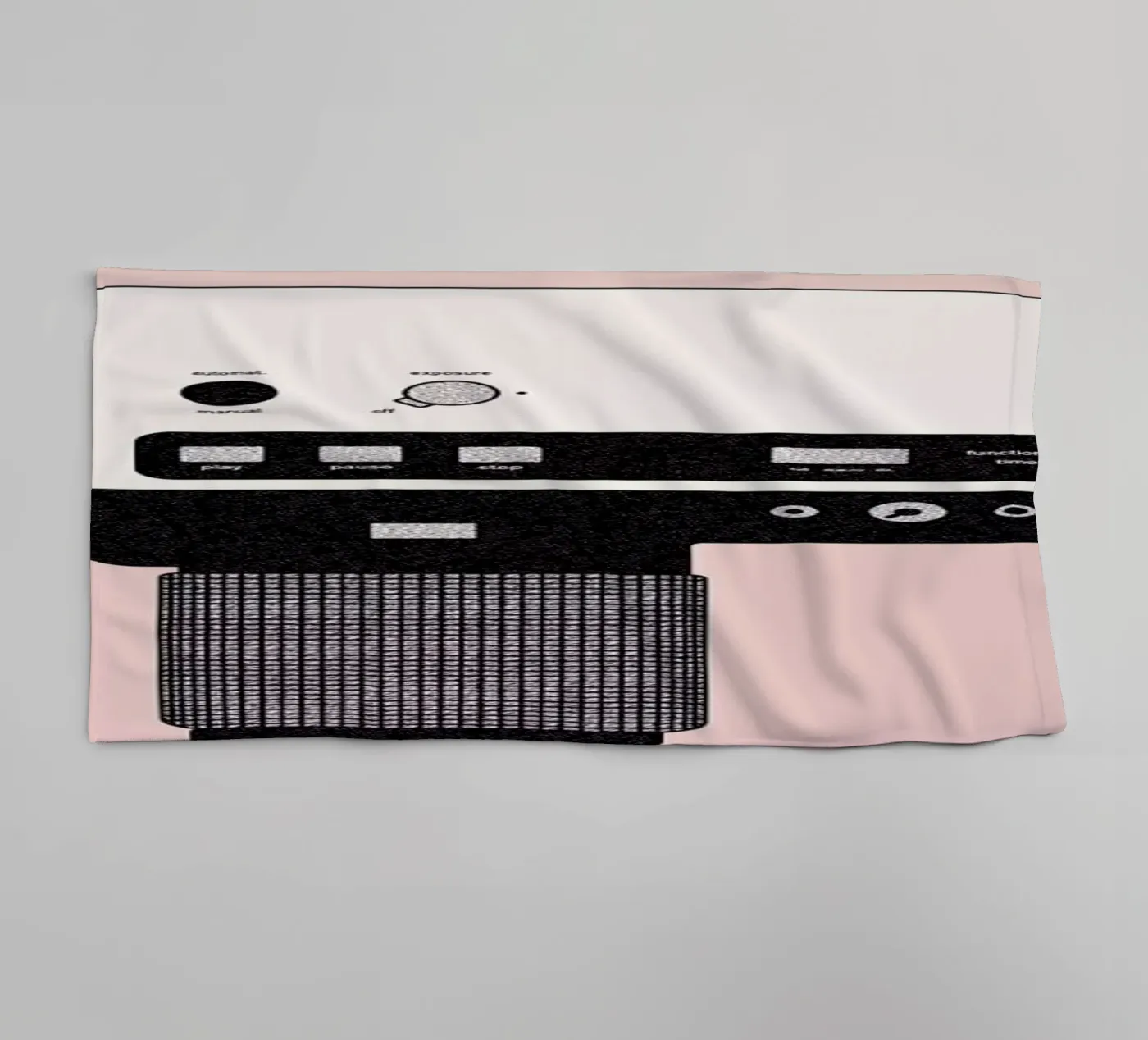 Super 8 Camera badhanddoek van Florent Bodart