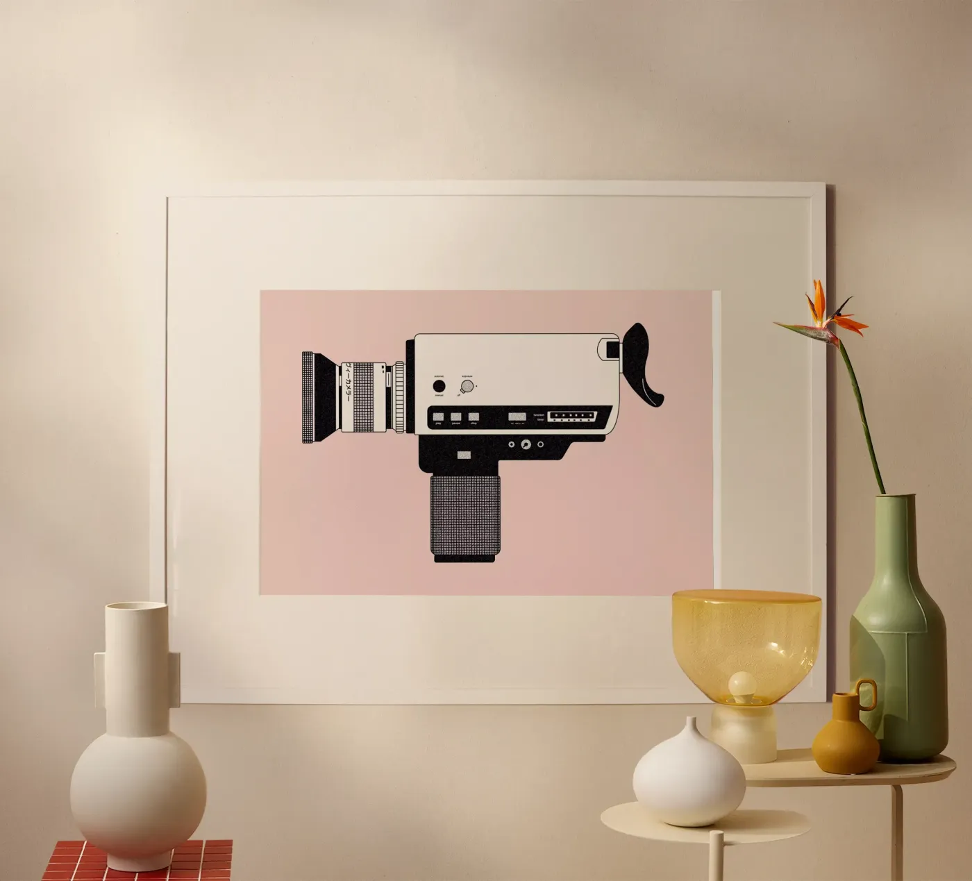 Super 8 Camera Poster von Florent Bodart