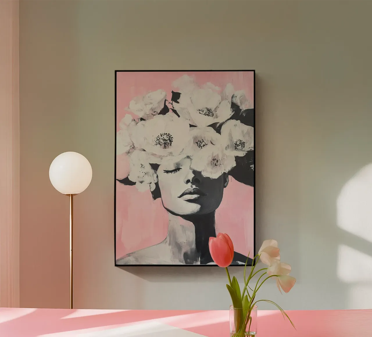 Rosa Elegie plexiglass da Euphoria Theresa