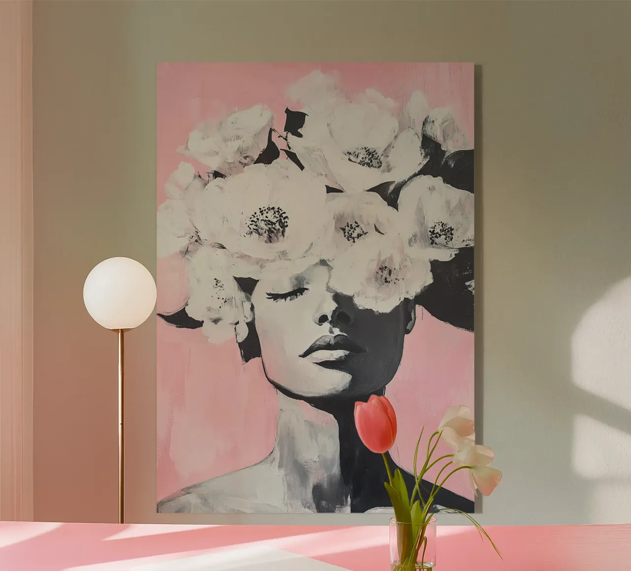 Rosa Elegie plexiglass da Euphoria Theresa