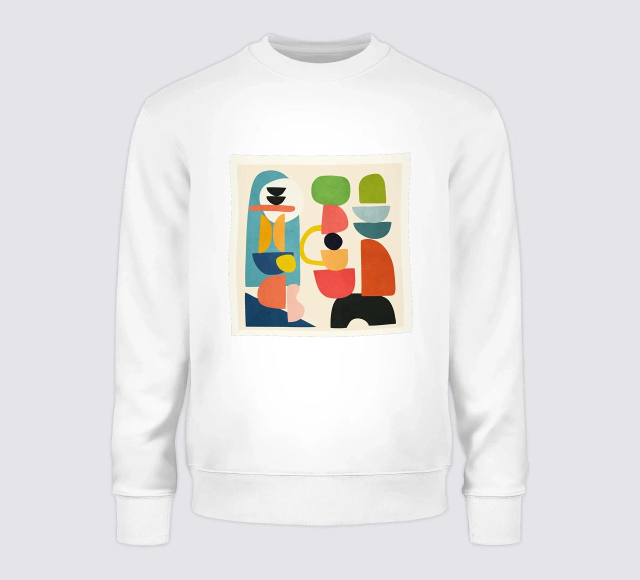 Minimal Abstract Shapes Art 3 felpa da Flow Line