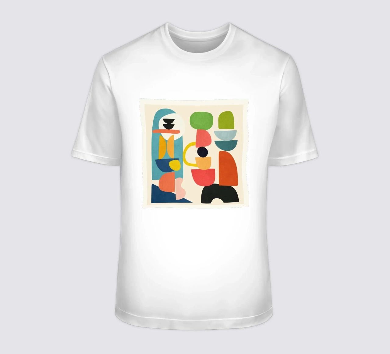 Minimal Abstract Shapes Art 3 t-shirt da Flow Line