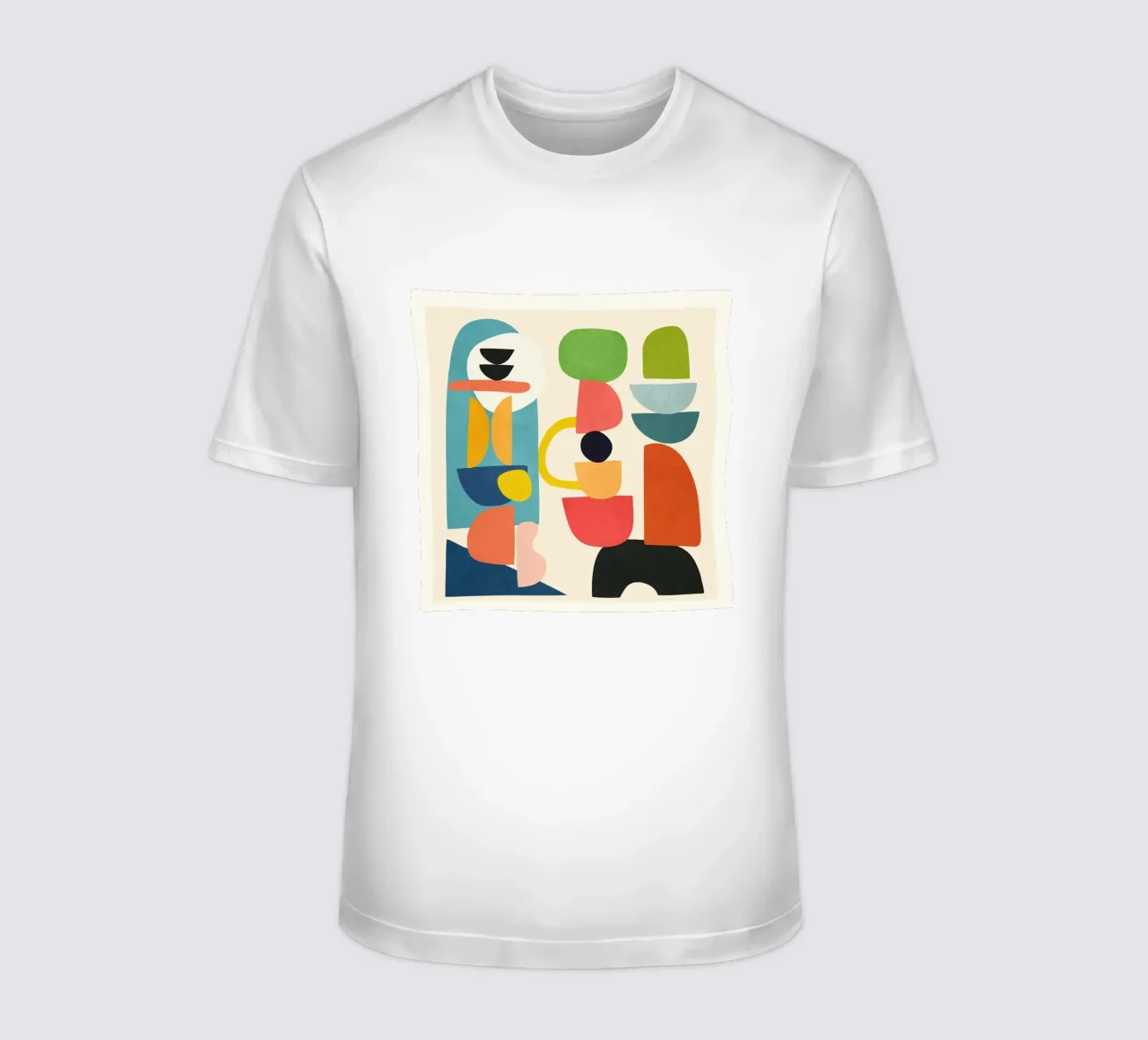 Minimal Abstract Shapes Art 3 t-shirt da Flow Line