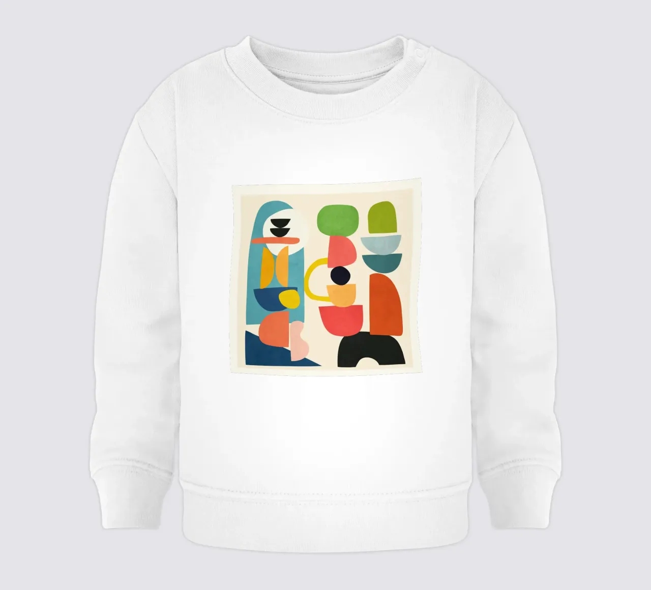 Minimal Abstract Shapes Art 3 sweat pour bébé de Flow Line