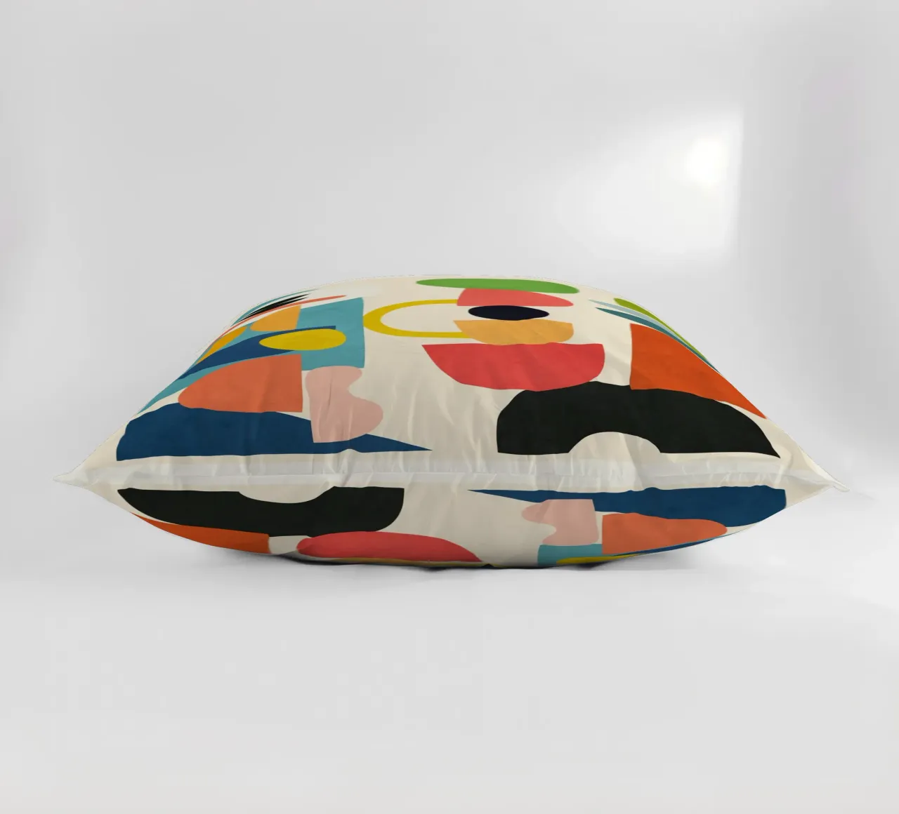 Minimal Abstract Shapes Art 3 cuscino da Flow Line