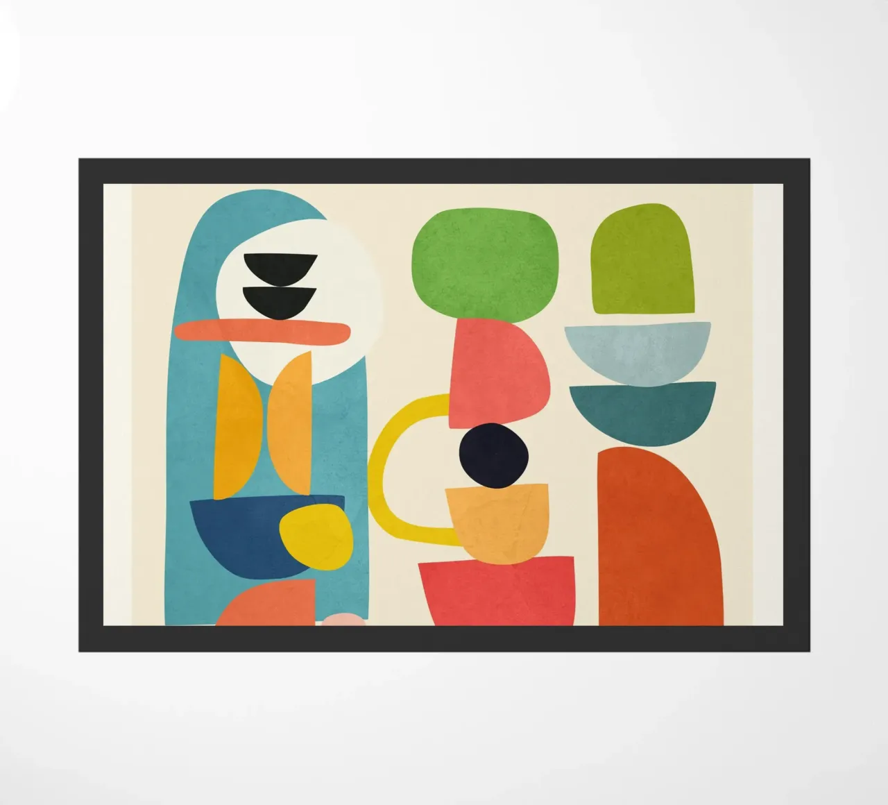 Minimal Abstract Shapes Art 3 zerbino da Flow Line