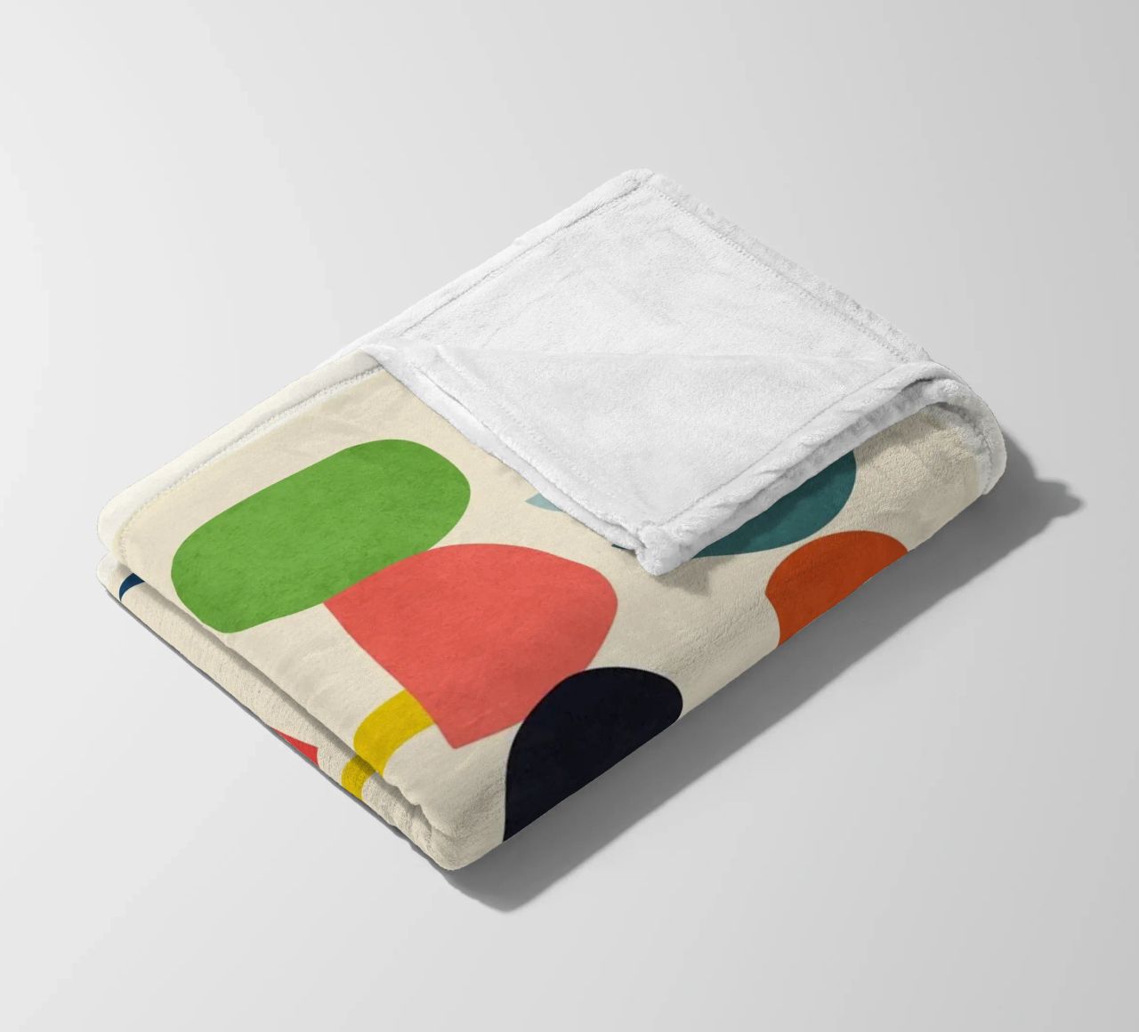Minimal Abstract Shapes Art 3 coperta in pile da Flow Line