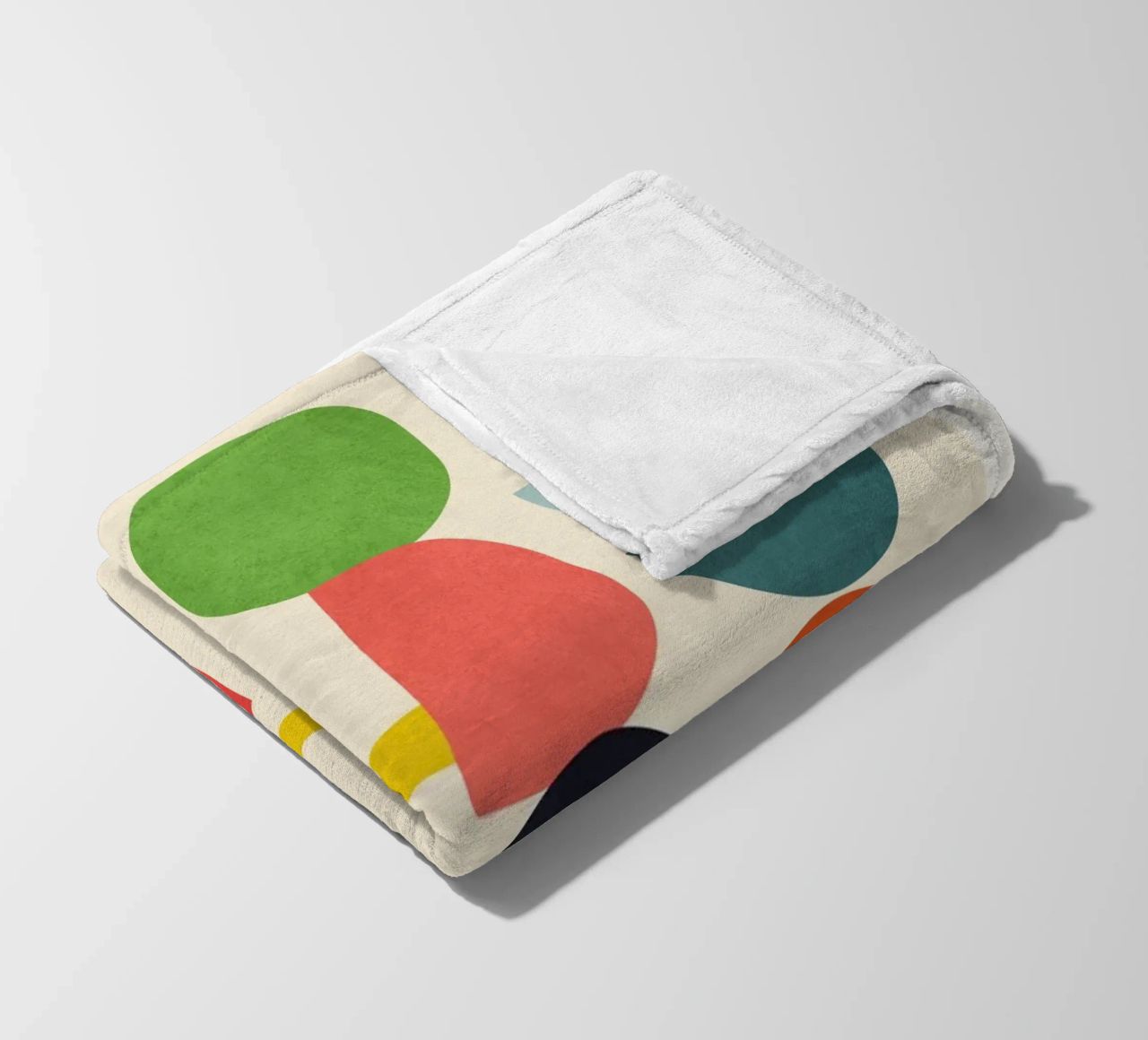 Minimal Abstract Shapes Art 3 coperta in pile da Flow Line