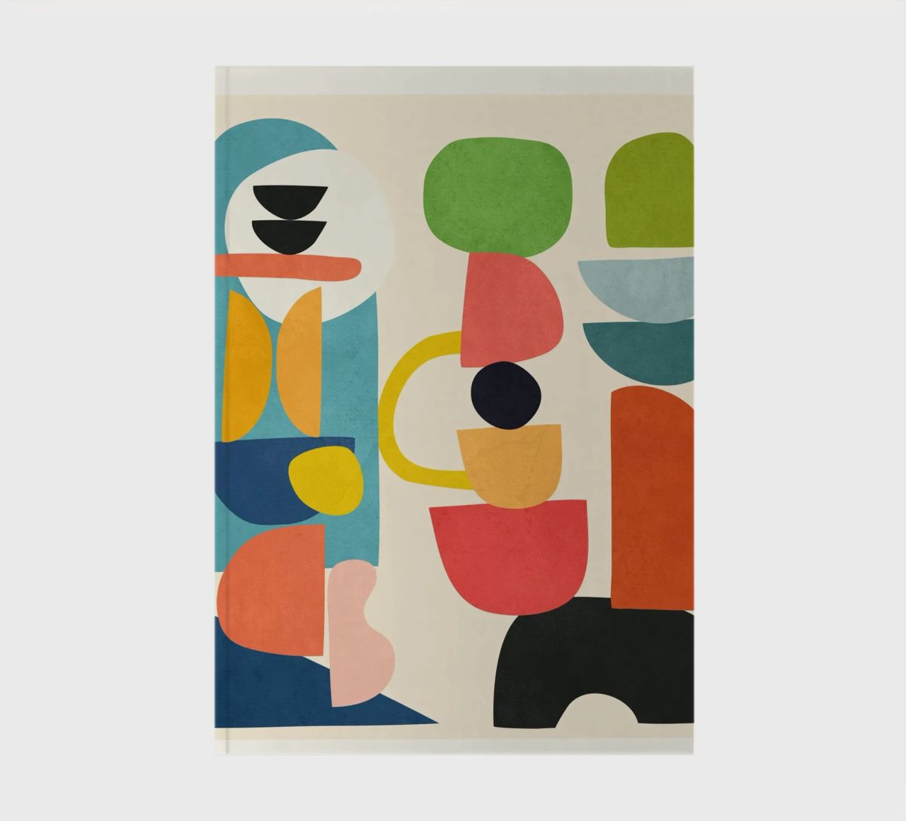 Minimal Abstract Shapes Art 3 notebook by Flow Line