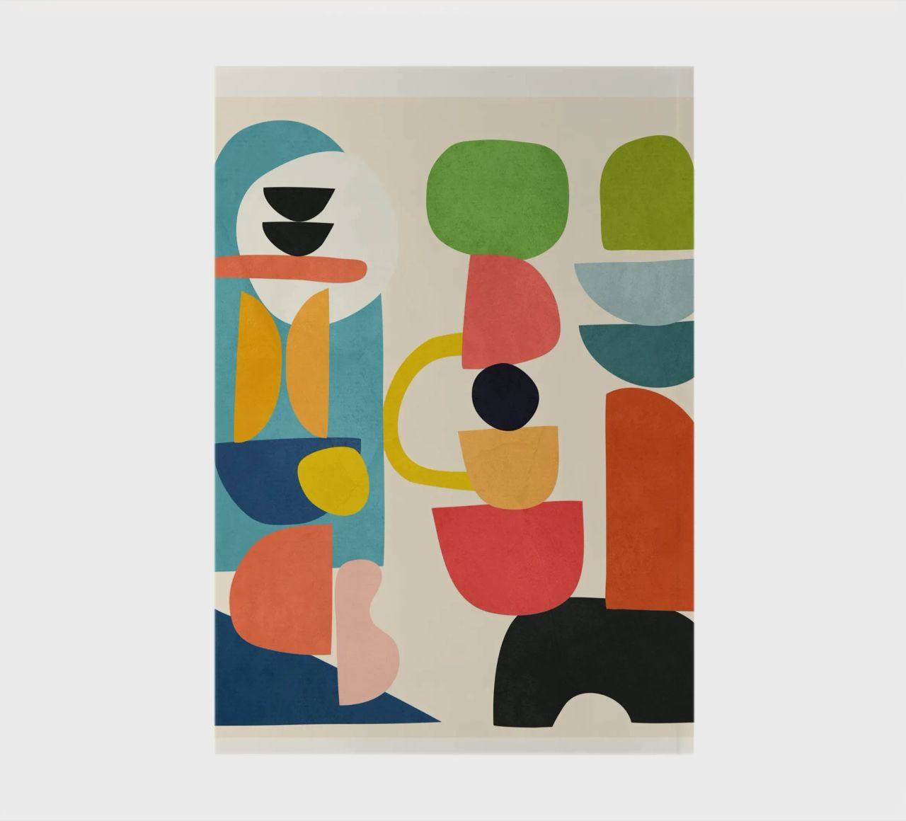 Minimal Abstract Shapes Art 3 notebook by Flow Line