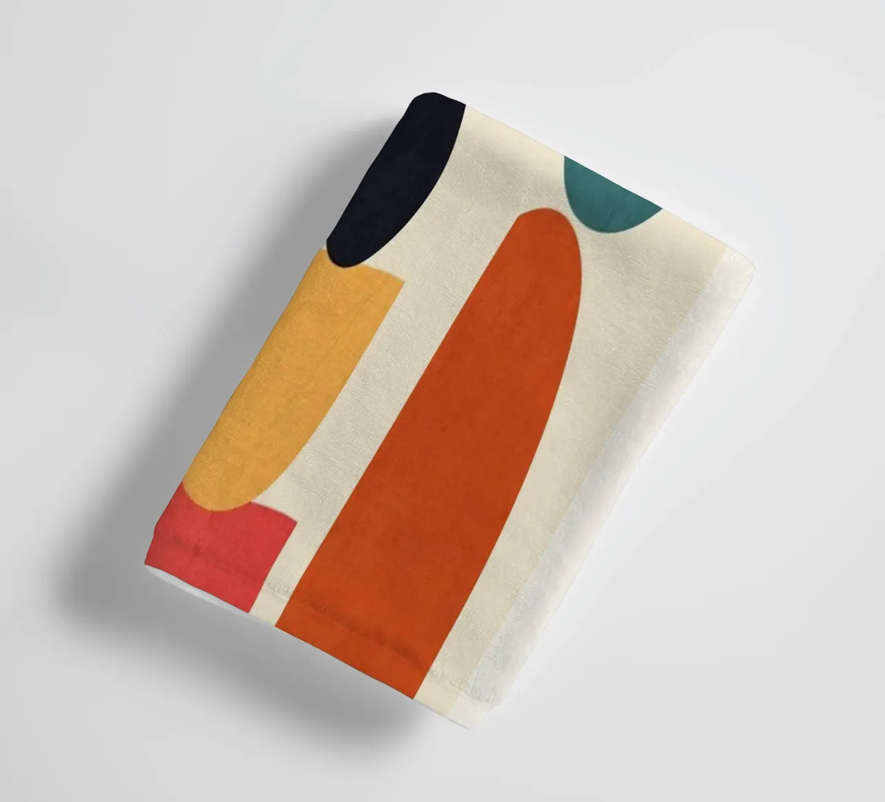 Minimal Abstract Shapes Art 3 asciugamano da bagno da Flow Line