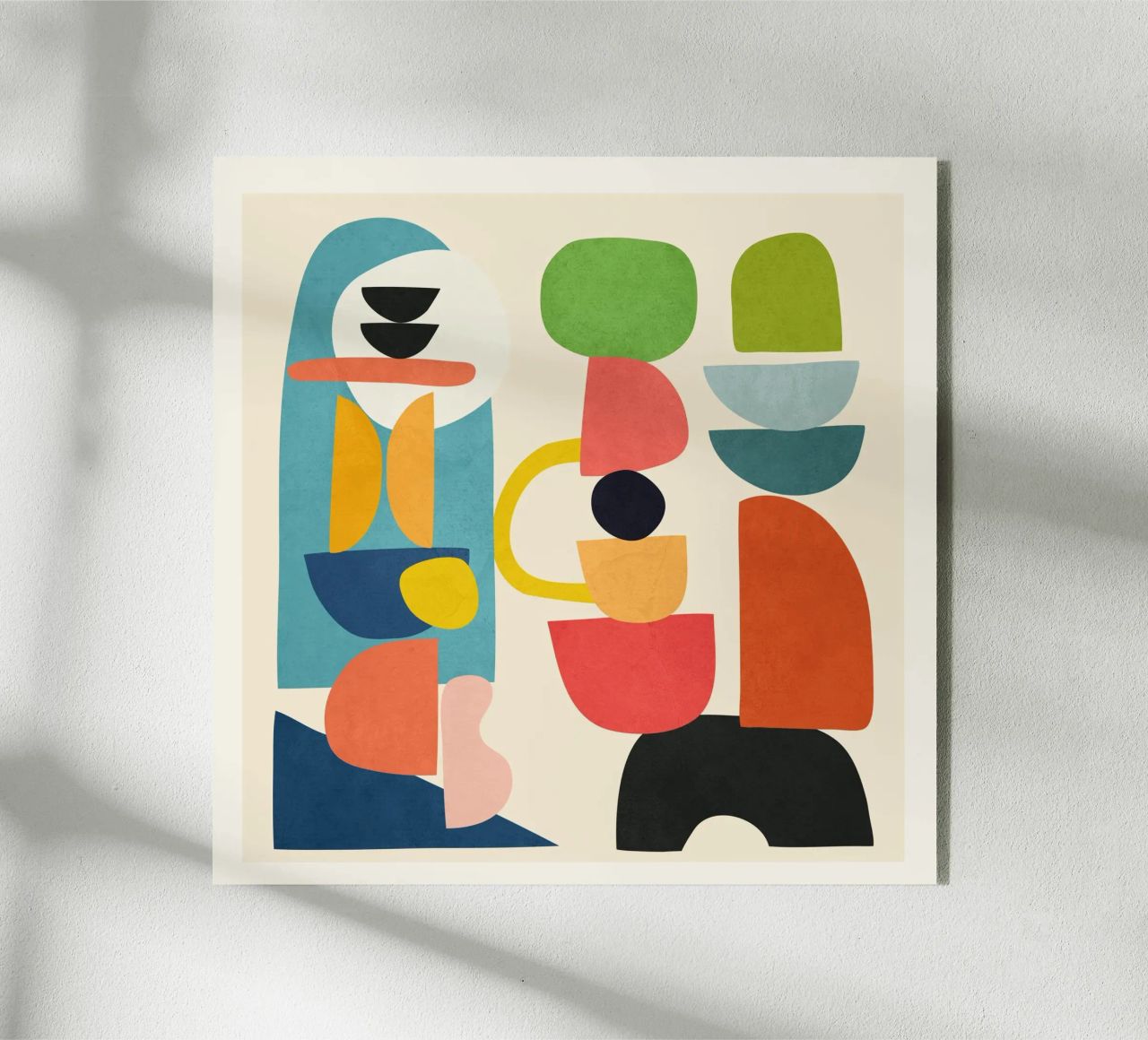 Minimal Abstract Shapes Art 3 plexiglass da Flow Line