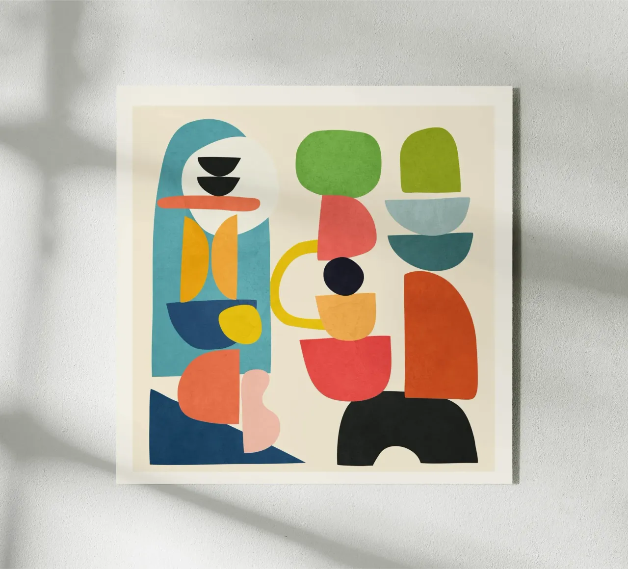 Minimal Abstract Shapes Art 3 acryl van Flow Line