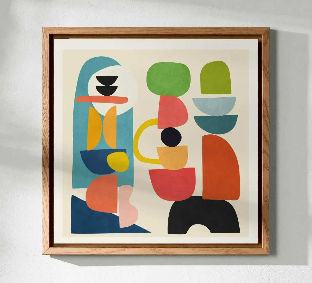 Minimal Abstract Shapes Art 3 pannello forex da Flow Line