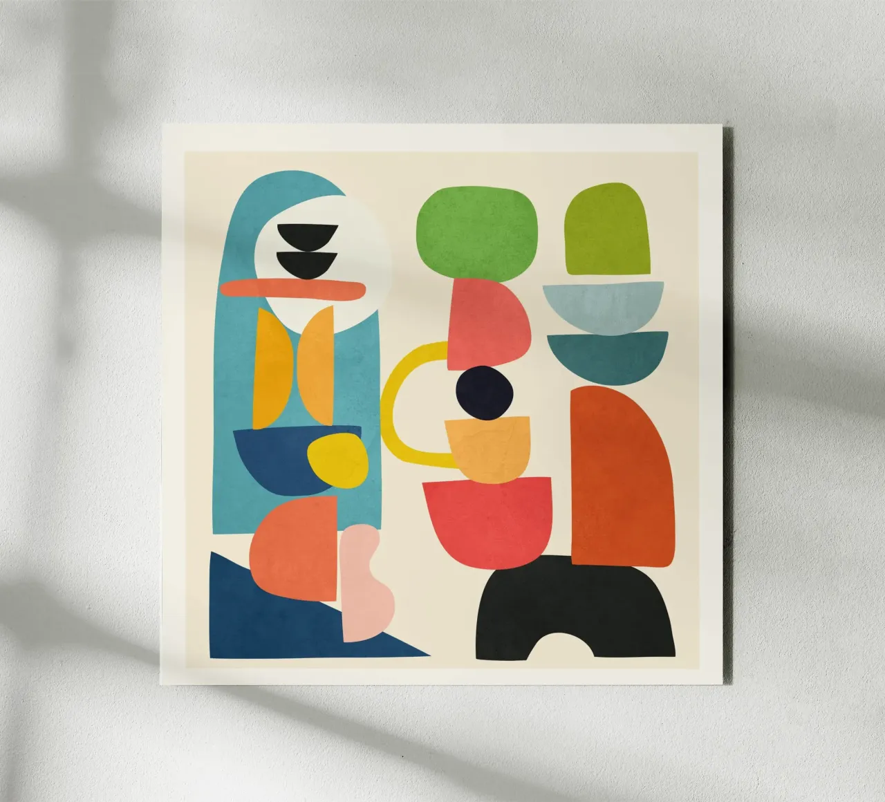 Minimal Abstract Shapes Art 3 pannello forex da Flow Line