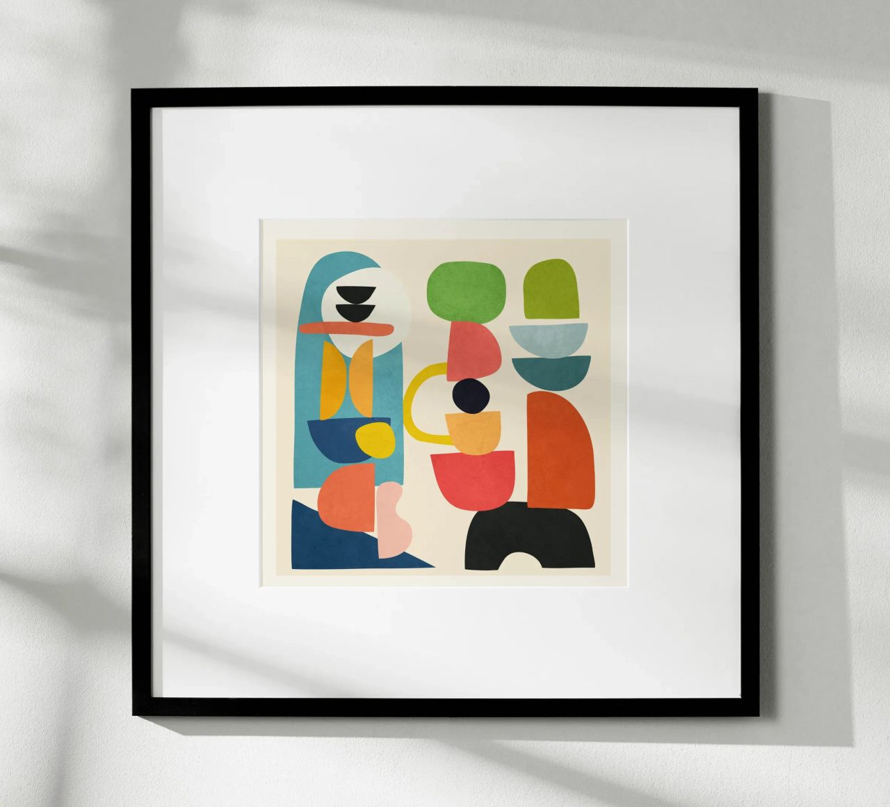 Minimal Abstract Shapes Art 3 Poster von Flow Line