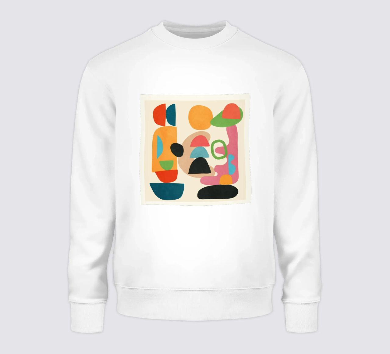 Minimal Abstract Shapes Art 5 felpa da Flow Line