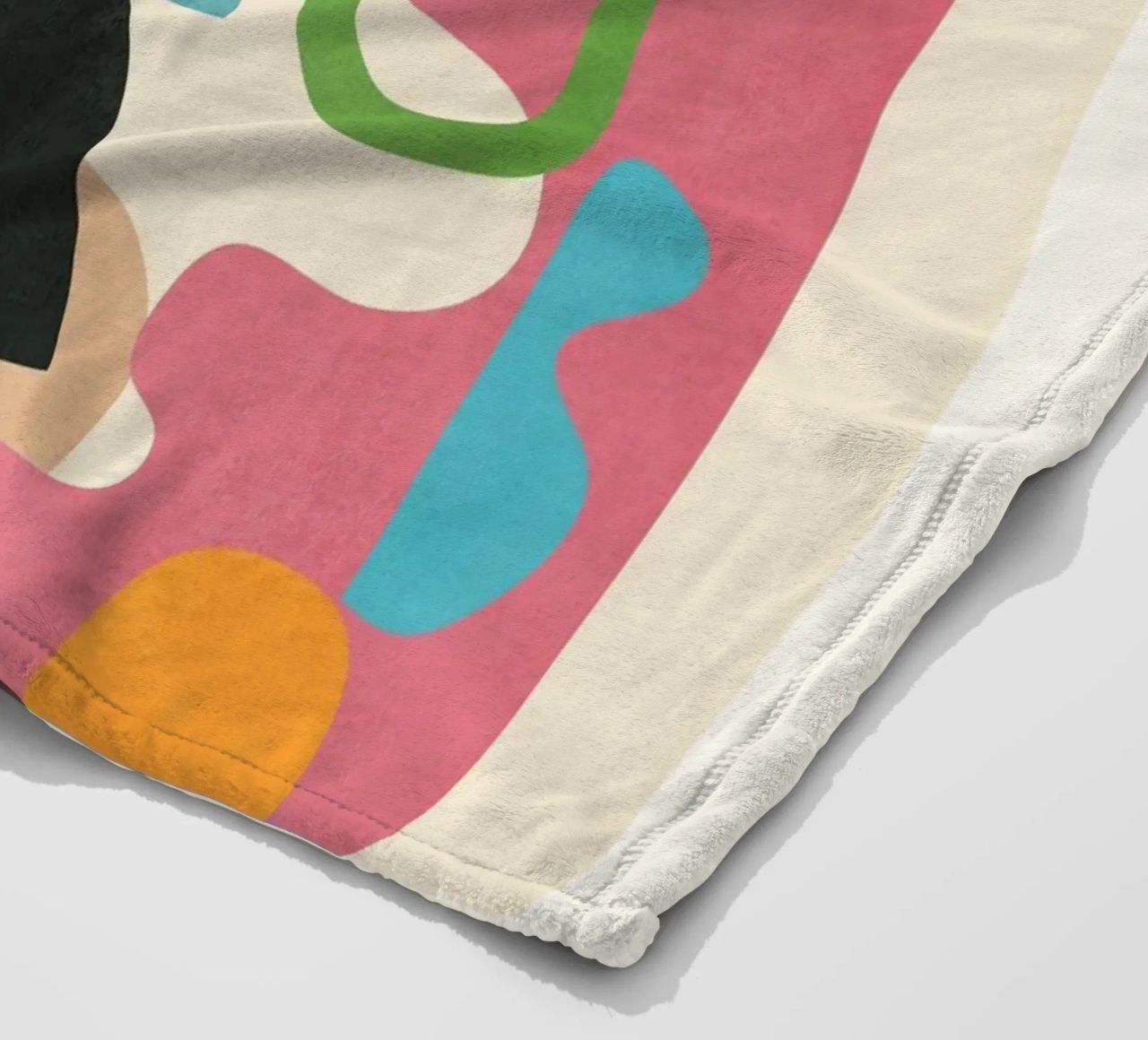 Minimal Abstract Shapes Art 5 coperta in pile da Flow Line