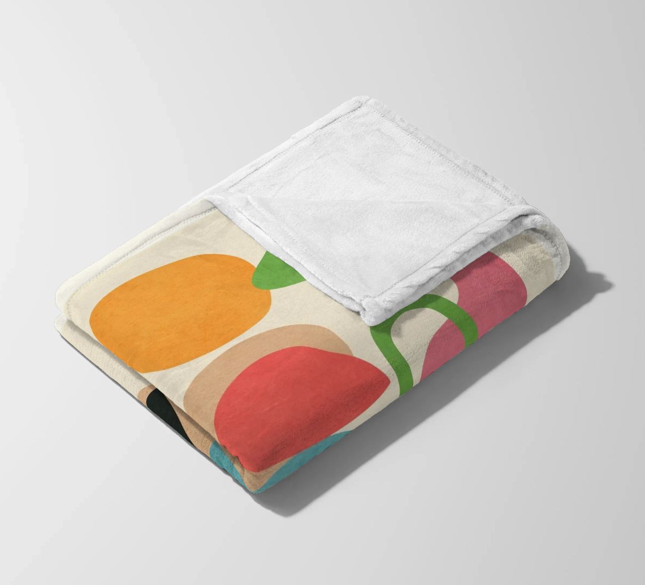 Minimal Abstract Shapes Art 5 coperta in pile da Flow Line