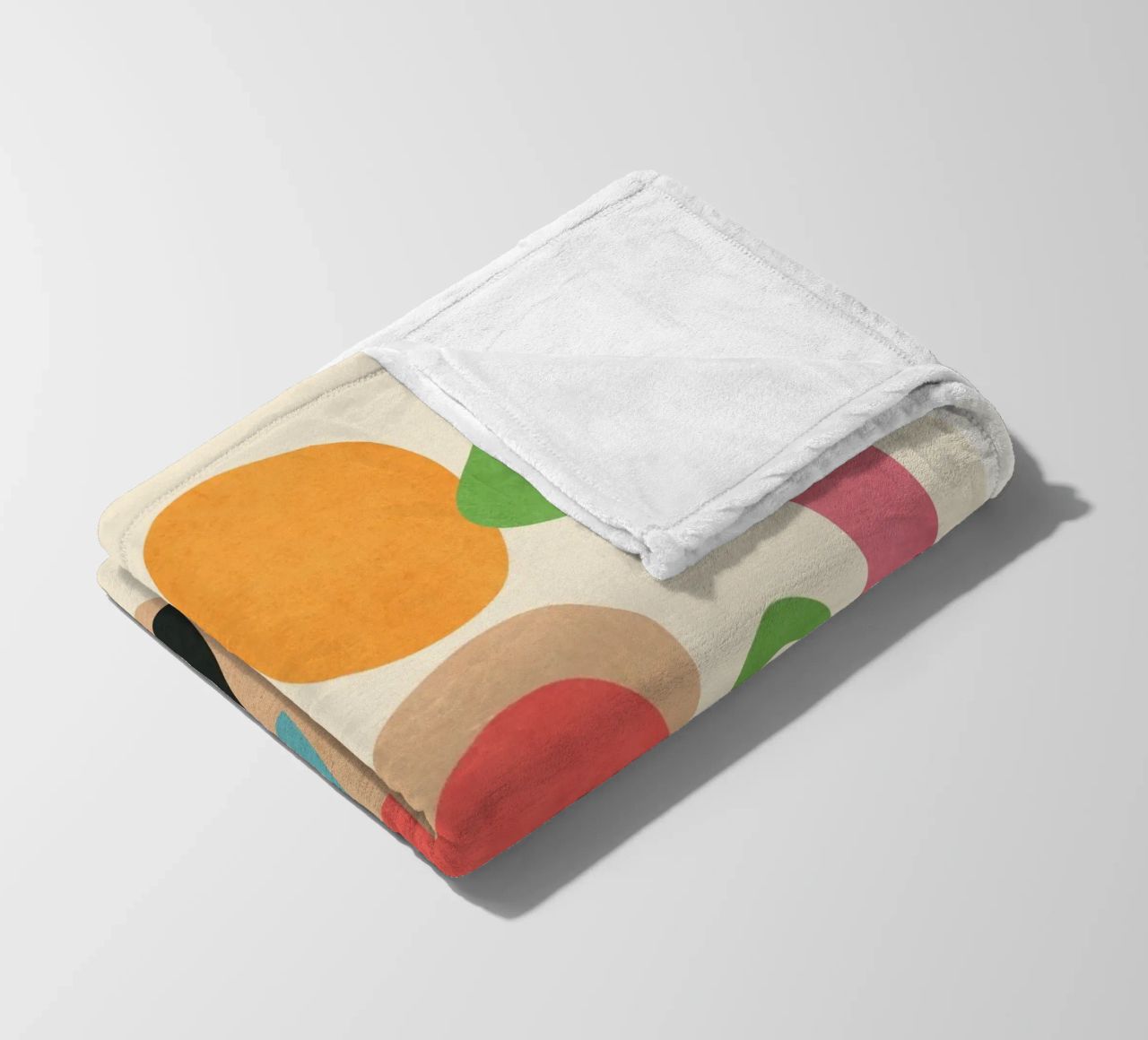 Minimal Abstract Shapes Art 5 coperta in pile da Flow Line