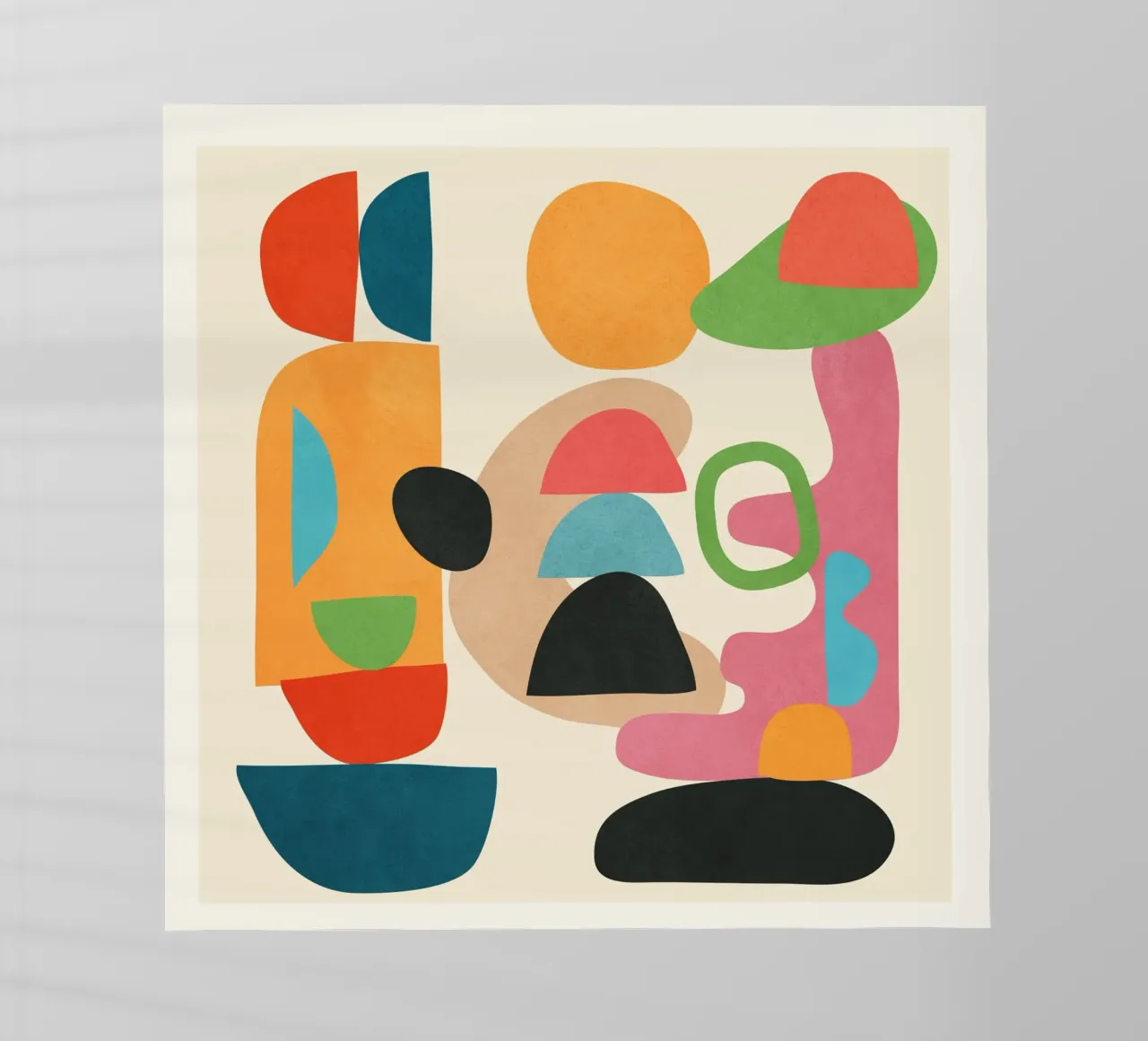 Minimal Abstract Shapes Art 5 pellicola backlit da Flow Line