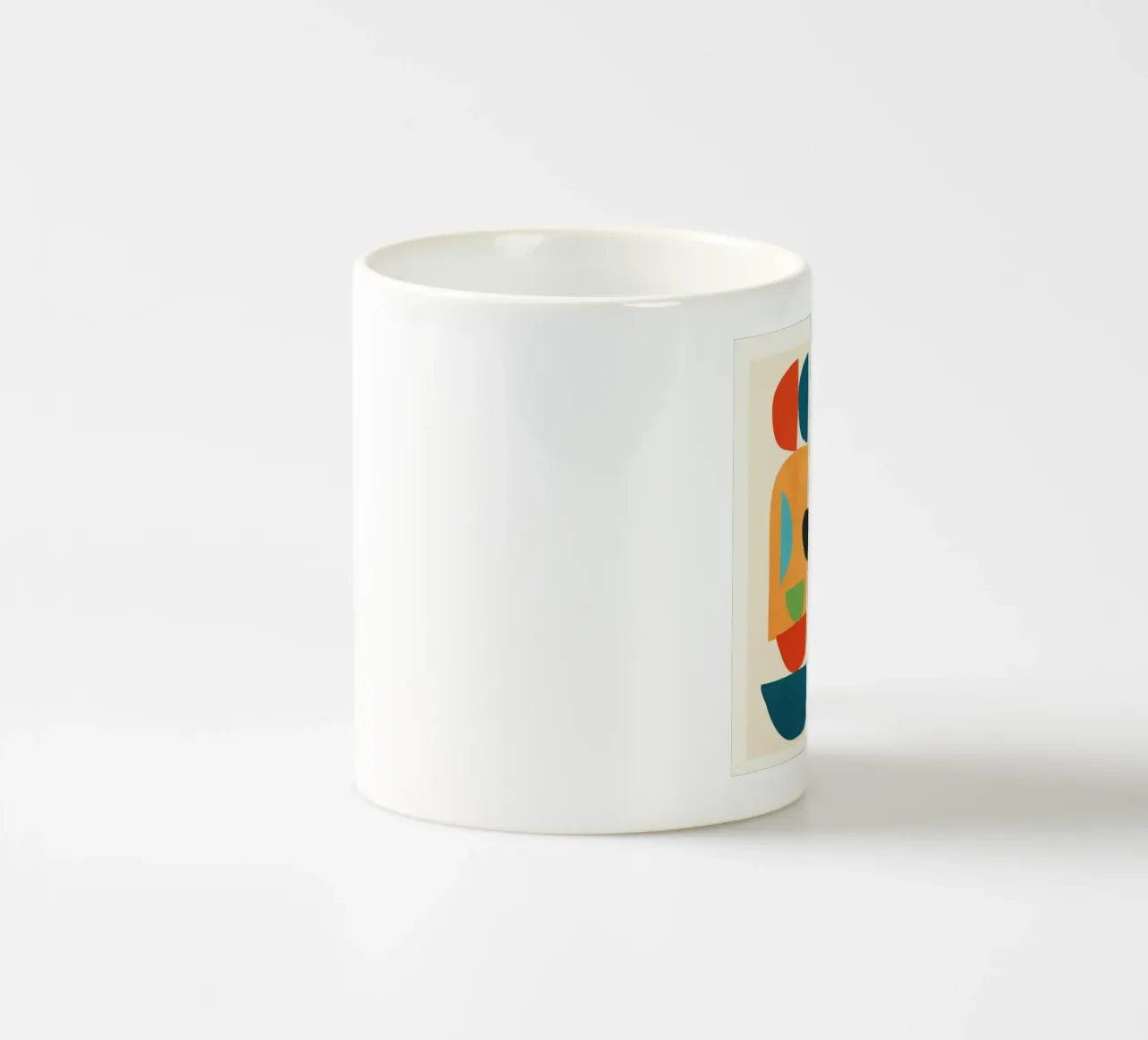 Minimal Abstract Shapes Art 5 mug en céramique de Flow Line