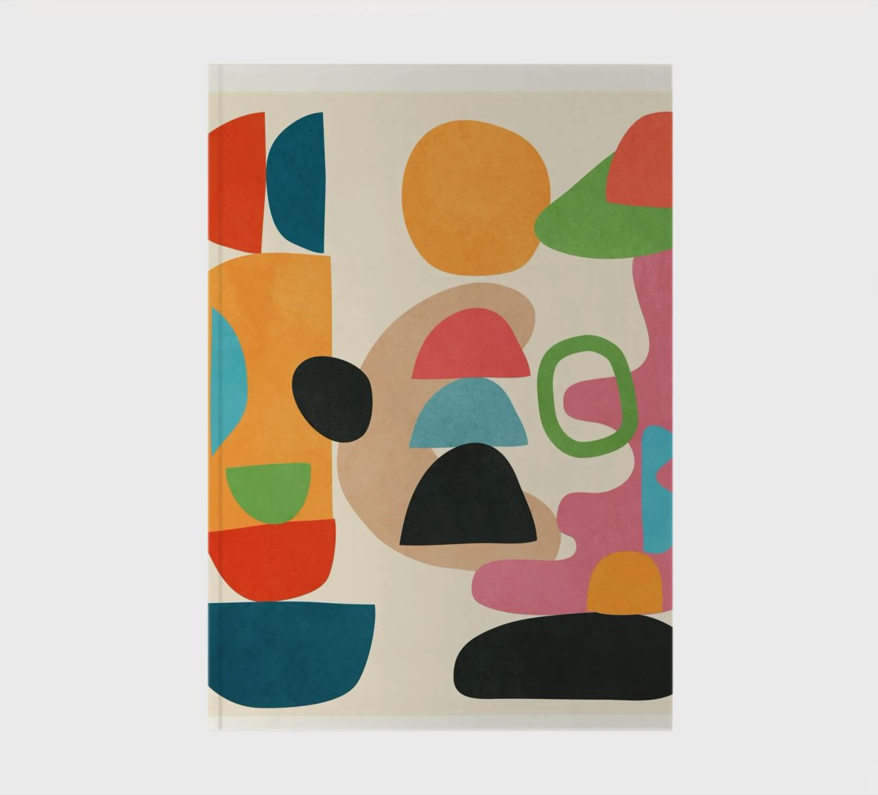 Minimal Abstract Shapes Art 5 notebook by Flow Line