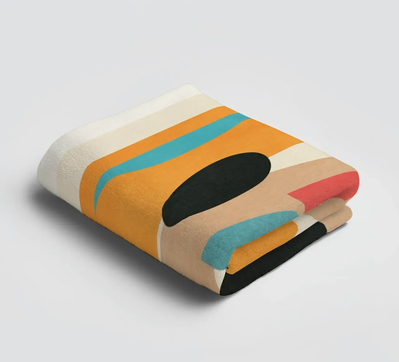 Minimal Abstract Shapes Art 5 asciugamano da bagno da Flow Line