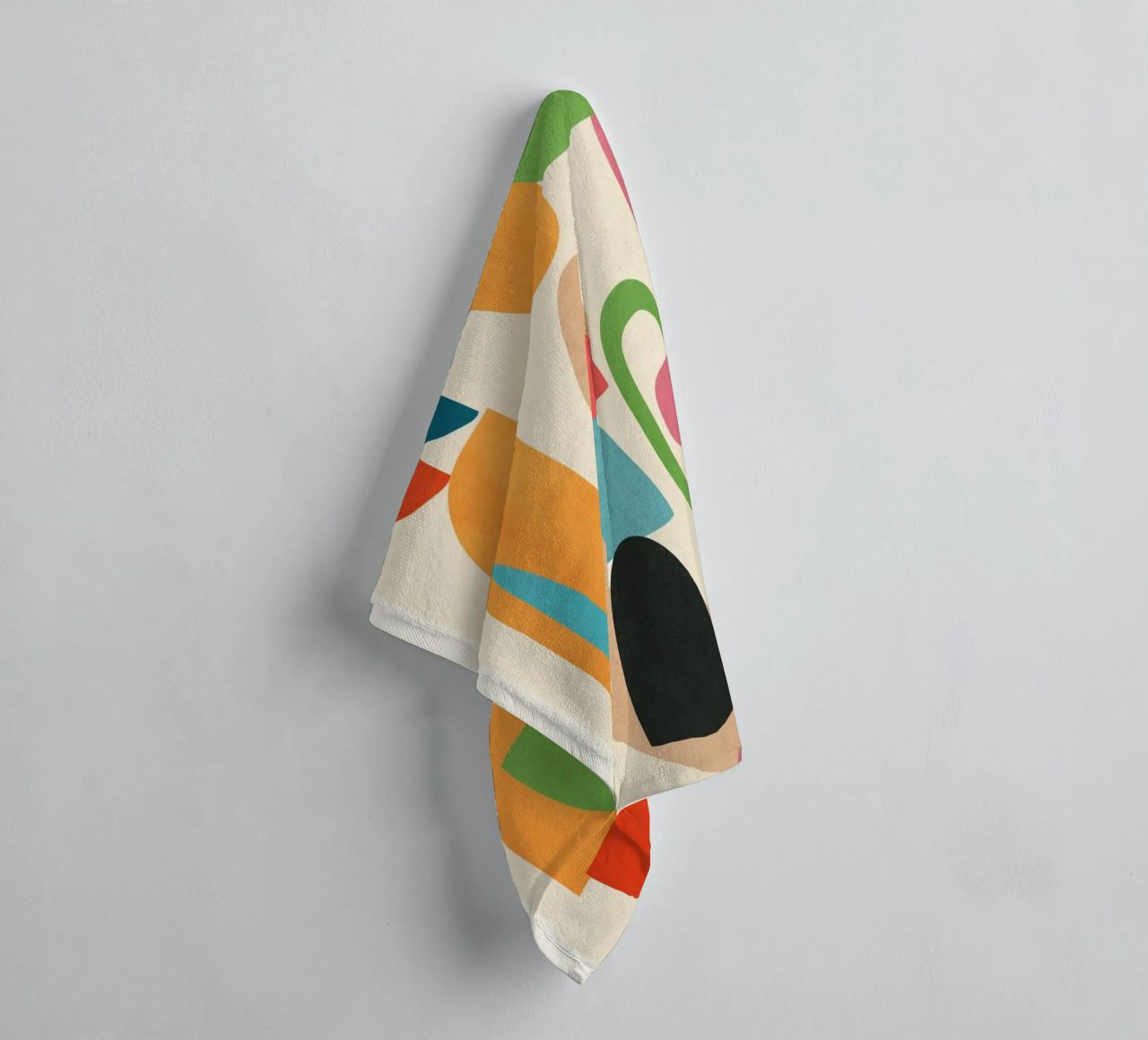 Minimal Abstract Shapes Art 5 asciugamano da bagno da Flow Line