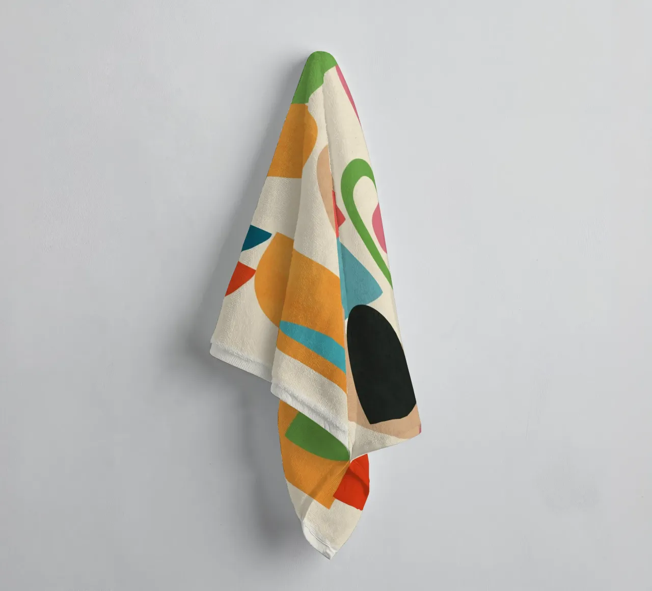 Minimal Abstract Shapes Art 5 asciugamano da bagno da Flow Line