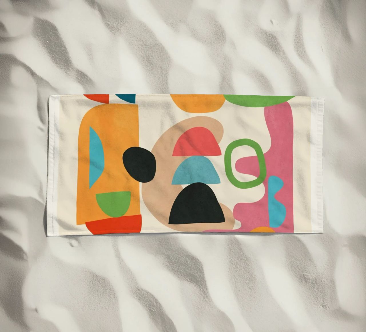 Minimal Abstract Shapes Art 5 telo mare da Flow Line
