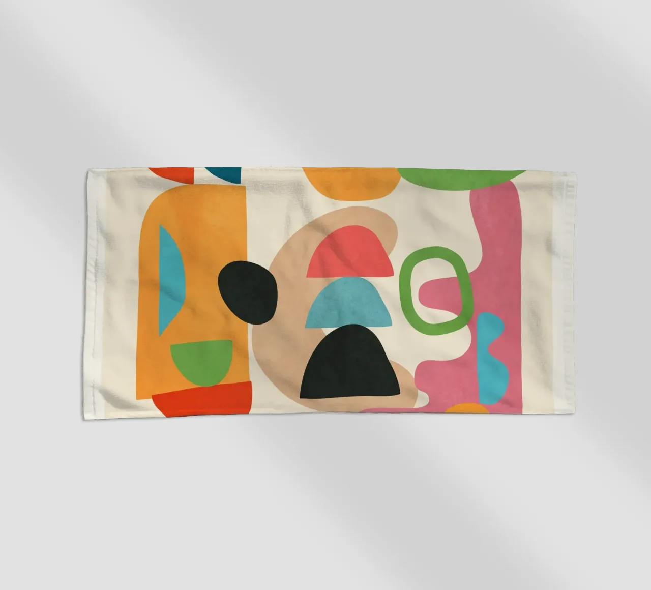 Minimal Abstract Shapes Art 5 telo mare da Flow Line